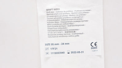 Intervascular Maquet Graft Sizer 05mm-24mm (x)